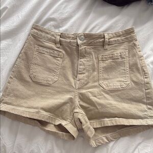 Mango Classic Tan Women's Shorts size 6 Clea style